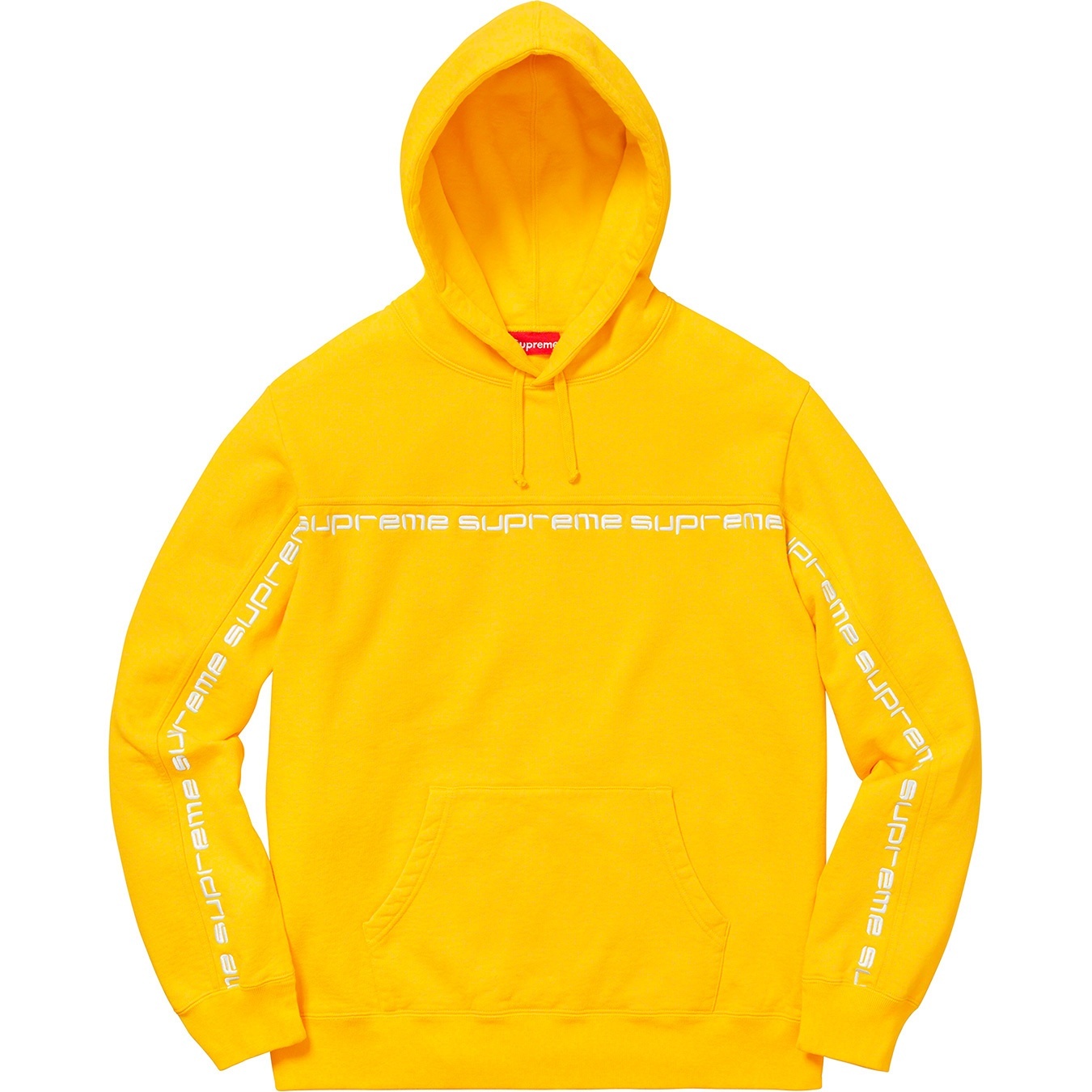 Text Stripe Hooded Sweatshirt view 7